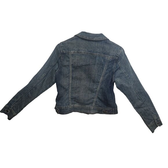 Y2K Revolution by Ricki's Streetwear Denim Lightweight Button Front Jacket Sz M - Picture 12 of 15